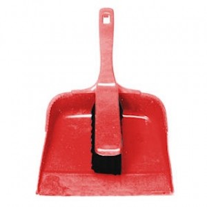 Professional Dustpan & Brush (Soft Bristles) available in 4 colours