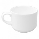 Alchemy White Stacking Teacup - 20.6cl / 7.5oz