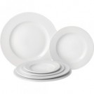 Pure White, Wide Rimmed Plate - available in 6 sizes