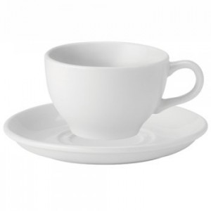 Pure White Cappucinno Cup - available in 2 sizes