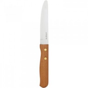 Utopia Steak Knives - Large Wooden Handle Steak Knife