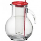 Kuffra Cooler Jug with Red Lid 75oz/225cl/Height 217mm