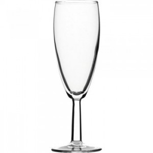 Toughened Saxon Flute 6oz/16cl/Height 174mm available Unlined or Lined @ 125ml CE