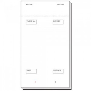 Waitress Duplicate Pad available in 2 sizes