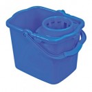 Plastic Wringer Bucket 10 Litre available in 4 colours