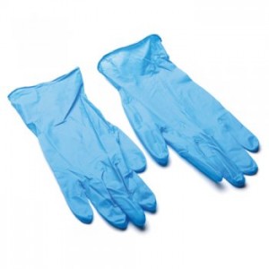 Powder Free Blue Latex Gloves - available in 3 sizes