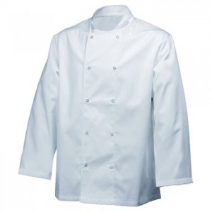 Long Sleeved Basic Chef Jacket Medium