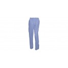 Ekocloth (PET) Blue/White Check Baggy Gingham Full Elastic Waist Chef Trousers (XS-XXXL)