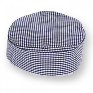 Gingham Skull Cap available in 3 sizes