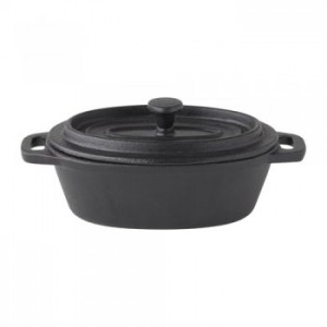 Cast Iron Oval Casserole Small 5 x 3.5