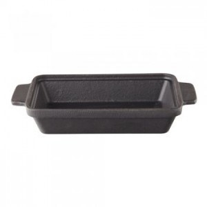 Cast Iron Rectangular Eared Dish 8