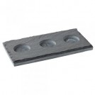 Rectangular Slate Platter with 3 indents [10