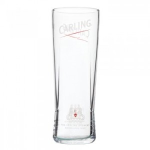 Carling Toughened Beer Glass - available in 2 sizes 