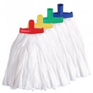 Large Big White Exel Prairie Mop 250g - clips available in 4 colours