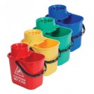 15 Litre Rectangular Bucket & Wringer available in 4 colours