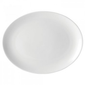 Pure White Oval Plate available in 3 sizes