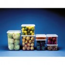 Space Saving Square Container Clear - available in 7 sizes