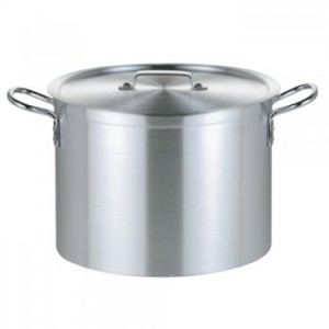 Medium Duty Aluminium Boiling Pot with Lid - available in 9 sizes