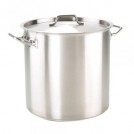 Stainless Steel 36.6L Stock Pot with Lid 36cm/14