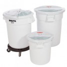 Snap-on Lid for ProSave BRUTE® Food Storage Container White - available in 3 sizes