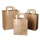 Brown Kraft Carrier Bag available in 3 sizes