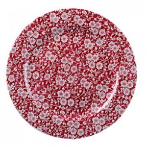 Vintage Prints Super Vitrified Victorian Calico Plate available in 2 Patterns