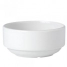 Simplicity White Harmony Unhandled Soup Cup Stacking 28.5cl/10oz