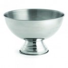Stainless Steel Pedestal Base 10Qt Punch Bowl 