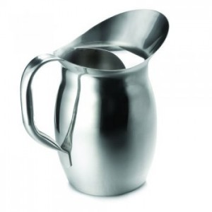 Stainless Steel Pitcher with Ice Guard 2 1/8Qt