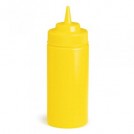 8oz 53mm Widemouth Squeeze Dispenser available in Natural, Ketchup & Mustard
