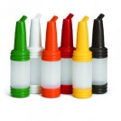 0.9L Saferfood Solutions Pourmaster with Long Neck Top available in 6 colours 