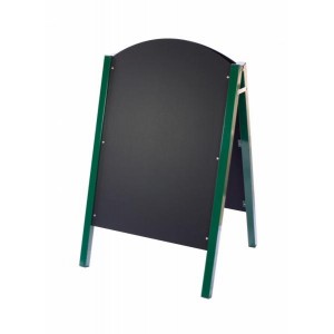 Green Metal Sided A-Board